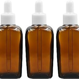Happy Packaging 100ML Amber Square Empty Glass Bottle | Glass Dropper | White Smooth Sleeve | Silcon White Teat | Refillable | Leak Proof For Essential Oils | DIY Perfumes | DIY serums (3)-image-79