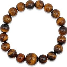 Lab Certified Semi-Precious Bracelet | Unisex both for Men & Women | 18beads Stretchable Bracelet | Natural Crystal Healing Stone | Best for Gifting-image-5