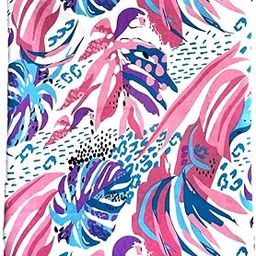 Khushboo Women's Multicolor Printed Crepe Unstitched Fabric (5 Meters) for Kurti, Gown, Skirts, Shirts, and Palazzo Dressmaking (Pink)-picture-52