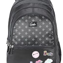Moonlight Laptop Backpack for Women, 3 compartments, Water Resistant and Lightweight Bags for Office and Travelling Purpose. 36 litres. (19 inch) Black colour-image-35