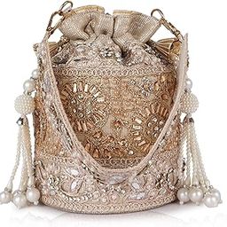 Velvet SilK Stylish Embroidery Unique Design Trendy Traditional Ethnic Wedding Party Handheld Potli For Women-picture-43