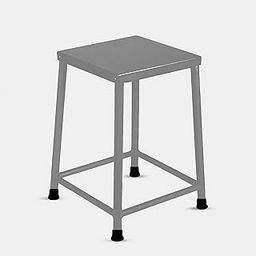 MILAD Sitting Stool | Stool for Indoor Or Outdoor | Metal Lightweight Stool | Stool for Office & Home | Stool for Kitchen & Garden | Heavy Duty | Table Stool (30 L x 30 W x 50 H CM's, Silver Color)-image-113