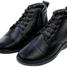 Men's Leather Ankle Boots, Lace-up, Brown, Cap Toe Design, Casual Dress Shoes-image-16