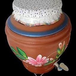 Matka Cover with Rubber Grip, Size Adjustable, Pack of 2, Multicolour Cotton, Washable and Reusable-picture-21