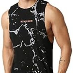 Marble Deep Cut Vest/Tank Top for Mens-image-32