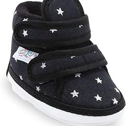 Chu-Chu Black Shoes with Double Strap for Baby Boys & Baby Girls-55