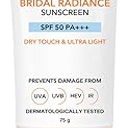O3+ Bridal Radiance Sunscreen SPF 50 PA +++ Dry Touch & Ultra Light Non-greasy and leaves no white cast Prevents Damage From UVA | UVB | HEV | IR | Dermatologist Tested | 75g-19