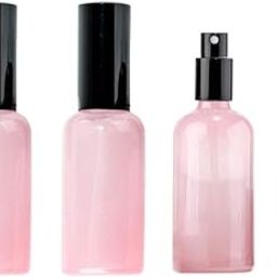 3PCS 15mL/0.5oz Empty Pink Glass Purfume Spray Bottle Atomizers Container Vials With Black Fine Mist Sprayers For Cosmetic Sample Makeup Water Perfume Toner Essential Oil Skin Care Products (Pink)-23