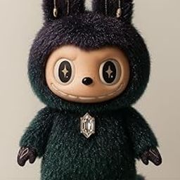 Labubu Doll 2025 New Trending Plush Character, Starry Eyes, Collectible Fantasy Figure (Random Color - 1 Pc)-image-76