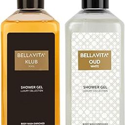 Bella Vita Luxury KLUB Man and OUD WHITE Body Wash Refreshing Shower Gel for Deep Cleansing, Hydrating & Moisturising Skin with Aloe Vera, 250 ml Each-picture-51