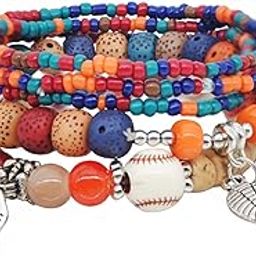 Bracelet for Women and Girls Fashion Beads Bracelets for Women | Stackable Bead Bracelet | Stretch Beaded Layered Bracelet | Birthday Gift For girls and Women-picture-41