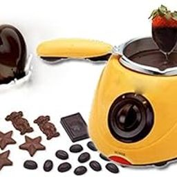 Electric Chocolate Fondue Melting Pot, Household DIY Dessert Machine Portable Electric Chocolate Fountain Fondue Without Water For Chocolate Candy Melting Kitchen Tool. (Multi Color)-image-32