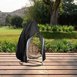 Shop nest Polyester Patio Hanging Durable Lightweight Waterproof Egg Swing Chair Dust Protector Cover with Zipper Fits Most Outdoor Single Swing-image-18
