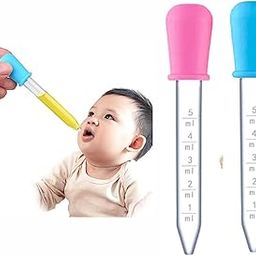 Feora9X Liquid Dropper for Kids Baby Squeeze Dispenser Silicone Liquid Easy Feeding Anti-Choking Dropper for Kids Pipette Babies Pipettes Transfer Eyedropper Tip Eye Dropper for Oil - 5 ml (4)-image-53
