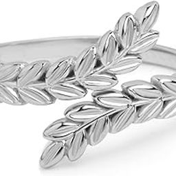 925 Silver Embrace Leaf Ring, Adjustable | Gifts for Girlfriend, Gifts for Women and Girls | With Certificate of Authenticity and 925 Stamp | 6 Month Warranty*-image-49