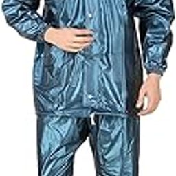 Pvc, Standard Length Rain Coat For Men Waterproof For Bike With Hood Raincoat For Men Size XXL color-image-39