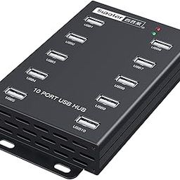 Sipolar 10 Port USB 2.0 HUB Great for Bitcoin Miner-25