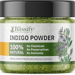 Blissify Indigo Powder 200g - Natural Hair Dye & Herbal Colorant | Organic, Vegan, Chemical-Free | Perfect for Hair Care & DIY Beauty Recipes (200g (Pack of 1))-image-90