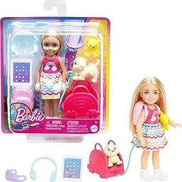 Barbie Toys, Chelsea Doll and Accessories, Travel Set with Puppy and 6 Pieces Including Pet Carrier-22