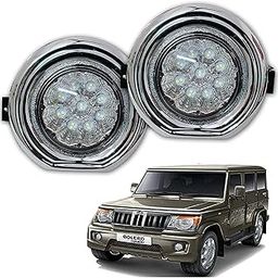 ACEOTO Car Led Fog Light For Mahindra Bolero (White)-image-0