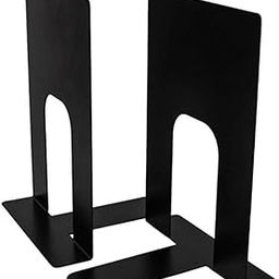 Metal Non Slip Bookends Book Shelves | Shelf | Study Table | Home Decor | Holders | Case | Bracket Heavy Duty | Set | Book Ends for Office, Home-U Cut-image-94