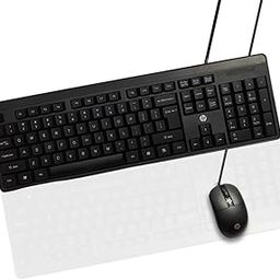 HP KM150 Wired Keyboard and Mouse Combo Full-Size Keyboard, 1600 DPI Ergonomic Optical Sensor Mouse, Instant USB Plug-and-Play, 12 Shortcut Keys, Adjustable Slope Keyboard (3-Years Warranty)-0