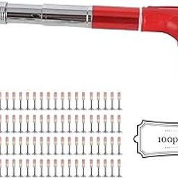 VIHAX Manual Nail Gun with 100 Nails, 5 Gears, Fastening Tool for Red Brick Walls, Concrete Walls and Wooden Boards-38