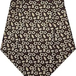leonardi Men’s Printed cravat | Golden Paisley | pack of 1 | Superior finishing | Packaging – white box | Size - standard |-picture-26
