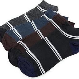 Men's Crew Sports Socks Men Short Socks No Show Socks Low Cut Stripe Casual Socks for Spring Summer-image-57