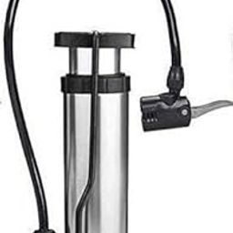 ORIGINAL MART Portable Bicycle Bike Mini Foot Air Pump (Black, Silver)-picture-10