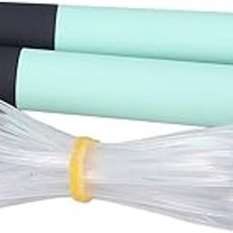 Ubervia Skipping Rope, Safe Skidproof LED Jumping Workout Rope Adjustable Length Increase Endurance ABS for Training for Fitness(Green)-image-45