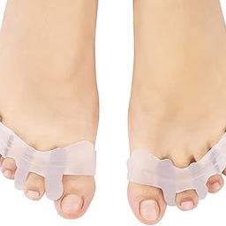 1 Pair Hammer toe straightener corrector, Silicone toe separator, comfortable walking, big toe repair tool for Men Women - Stop Foot Pain-image-106
