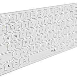 Rapoo E9350L Bluetooth Wireless Multi-Device Keyboard(4 Devices), Numpad, Led Indicators, Ultra-Thin, Ergonomic, Compatible with Windows, iOS, Android, Tablets, Smartphones - White, 3-Year Warranty-image-103