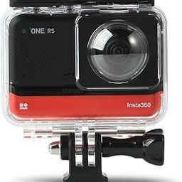 Dual Lens Panoramic Waterproof Shell for Insta360 ONE RS 360° Lens Edition, Underwater Diving Protective Housing 30M/98FT with Mounting Bracket Accessories-image-82