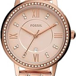 Gwen Analogue Women's Watch (Gold Dial Womens Standard Colored)-Es4879 Gold Plated, Gold Strap - Gold-Plated-image-1
