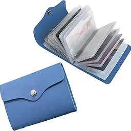 kraptick Card Holder for Men and Women - Elegant and Versatile Card Case, Credit Cardholder, Card Organizer, Card Pouch (Blue)-picture-21