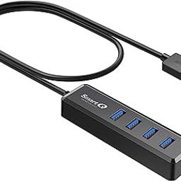 SmartQ H302S USB 3.0 Hub for Laptop with 2ft Long Cable, Multi USB Port Expander , Fast Data Transfer USB Splitter for Laptop, Compatible with Windows PC, Mac, Printer, Mobile HDD-image-37