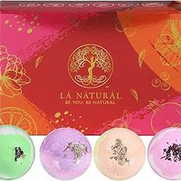Handmade Assorted Bath Bombs Combo | Lavender, Rose, Orange, Eucalyptus Bath Bombs Combo | Natural Cleansing Bath Bombs | Men and Women for all Ages (60 Gm Each, Pack of 4 Assorted)-image-99