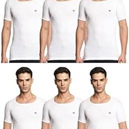 Men's Vest - 100% Cotton, White, Comfortable, Breathable, Baniyan for Men(Pack of 6)-26