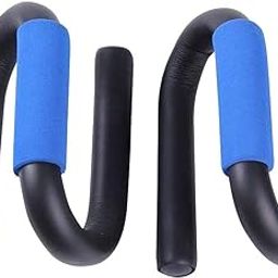 ATEVON 1 Pair Push Up Bars Stand Press Pull with Antislip Foam Ergonomic Handles for Building Muscles Exercise Tool(Blue)-picture-21