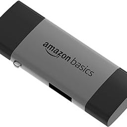 Amazon Basics OTG Card Reader and Hub with Type-C, USB & Micro USB Ports | Portable Memory Card Reader Supports USB Drives, TF, SD, Micro SD, SDHC, SDXC, MMC (Grey)-14