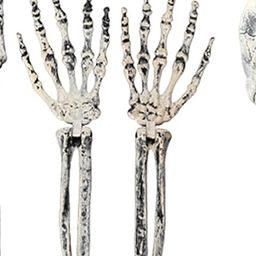 UJEAVETTE Realistic Skeleton Stakes Scaring Arms and Legs for Party Lawn Haunted House-image-26