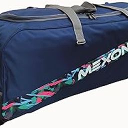 MEXON Professional Cricket Kit Bag with Tractor Wheels | Fully Padded (Navy Blue/Multicolor)-image-50