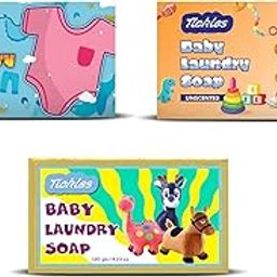 Tickles (Pack of 3x2) Handmade Organic Washing Soap For Baby Clothes, Accessories Mainly for Sensitive Skin 100% Chemical Free Natural Laundry Soap Citronella Lavender & Unscented (720 gms)-picture-12
