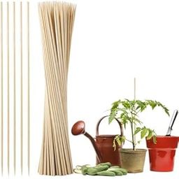 Thin Bamboo Sticks Plant Support, 4feet (Pack of 10)-7