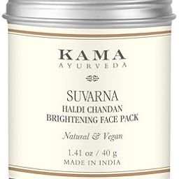 Kama Ayurveda Suvarna Haldi Chandan Brightening Face Pack, 40g-14