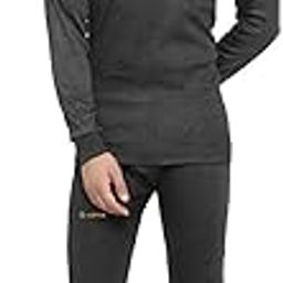 Men's Solid Thermal Set (V-Neck Vest and Trouser)-picture-51