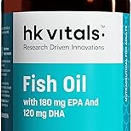 HealthKart HK Vitals Fish Oil For Men And Women (60 Capsules) | 1000mg Omega 3 with 180mg EPA & 120mg DHA | For Brain, Heart, Eyes, and Joints Health-12