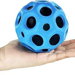 Luckana Moon Ball - Hyper Bouncy High Bounce Ball for Kids & Adults, Extreme Bouncing Moon Shape, Easy to Grip & Catch, Improves Hand-Eye Coordination, Perfect for Sports Training & Active Play-7