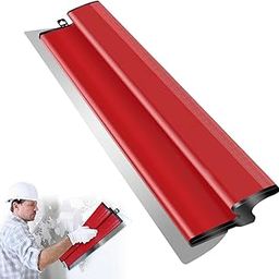 Serplex® Long Skimming Blade 15.7 Inches Stainless Steel Trowel Skimming Blade Rubberized Handle Drywall Smoothing Spatula Skimming Trowel Plastering Trowel for Large Area Project, House Renovation-15